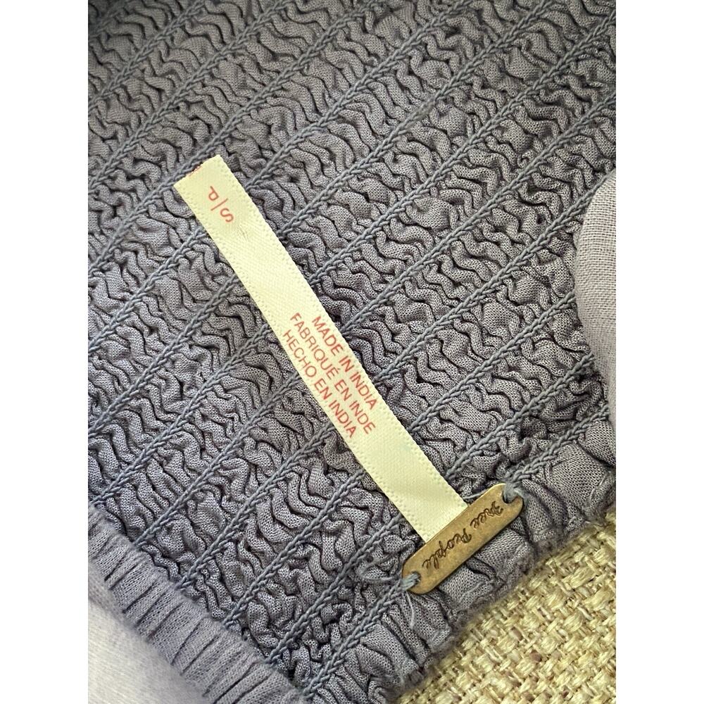 Free People Sundrenched Maxi Dress Blue Granite Print Size S P - Picture 6 of 8